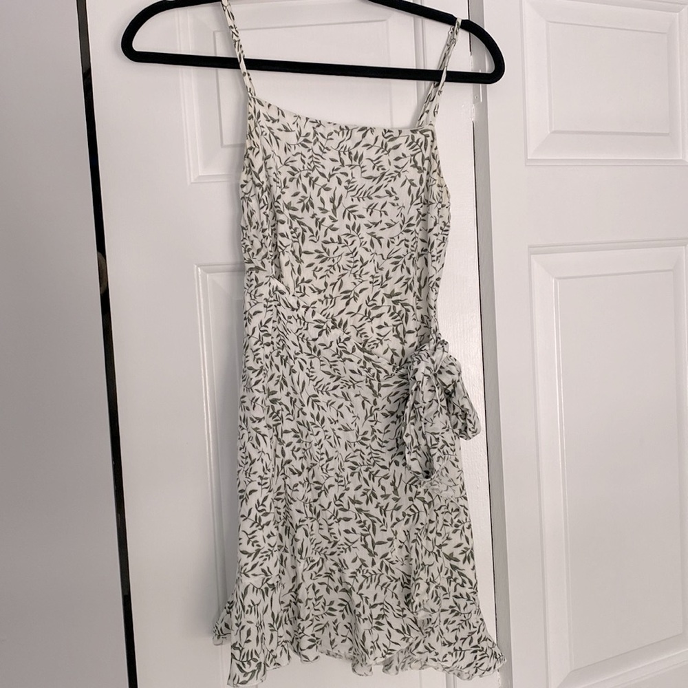 Wrap mini dress